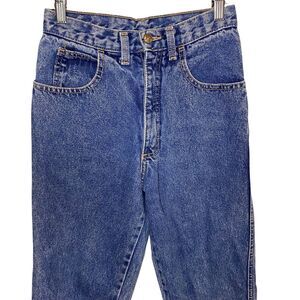 Vintage Zena Jeans High Waist Straight Leg Made In The USA Size 5 Retro Mom Jean